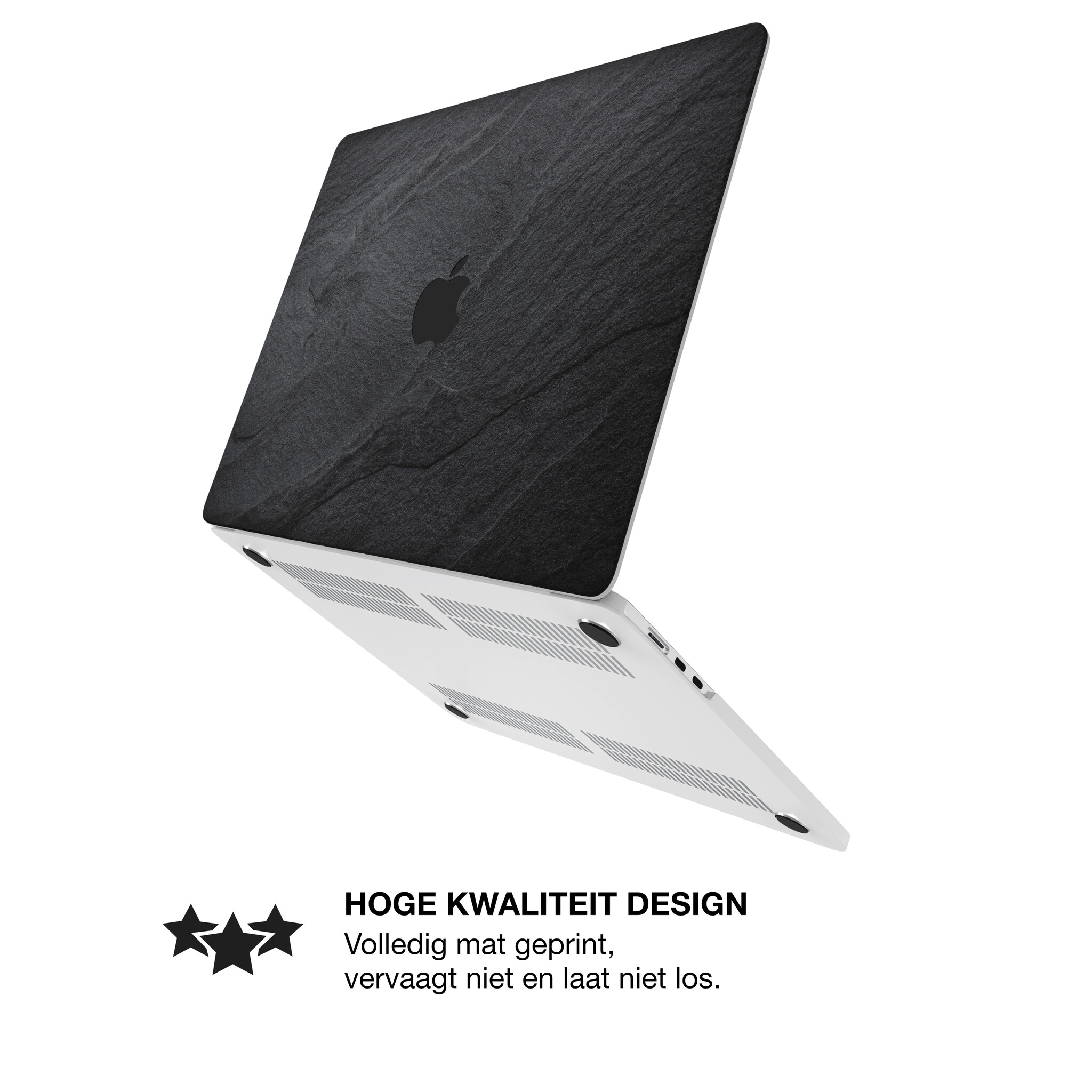 MacBook Neo cover hoes case - Black Stone