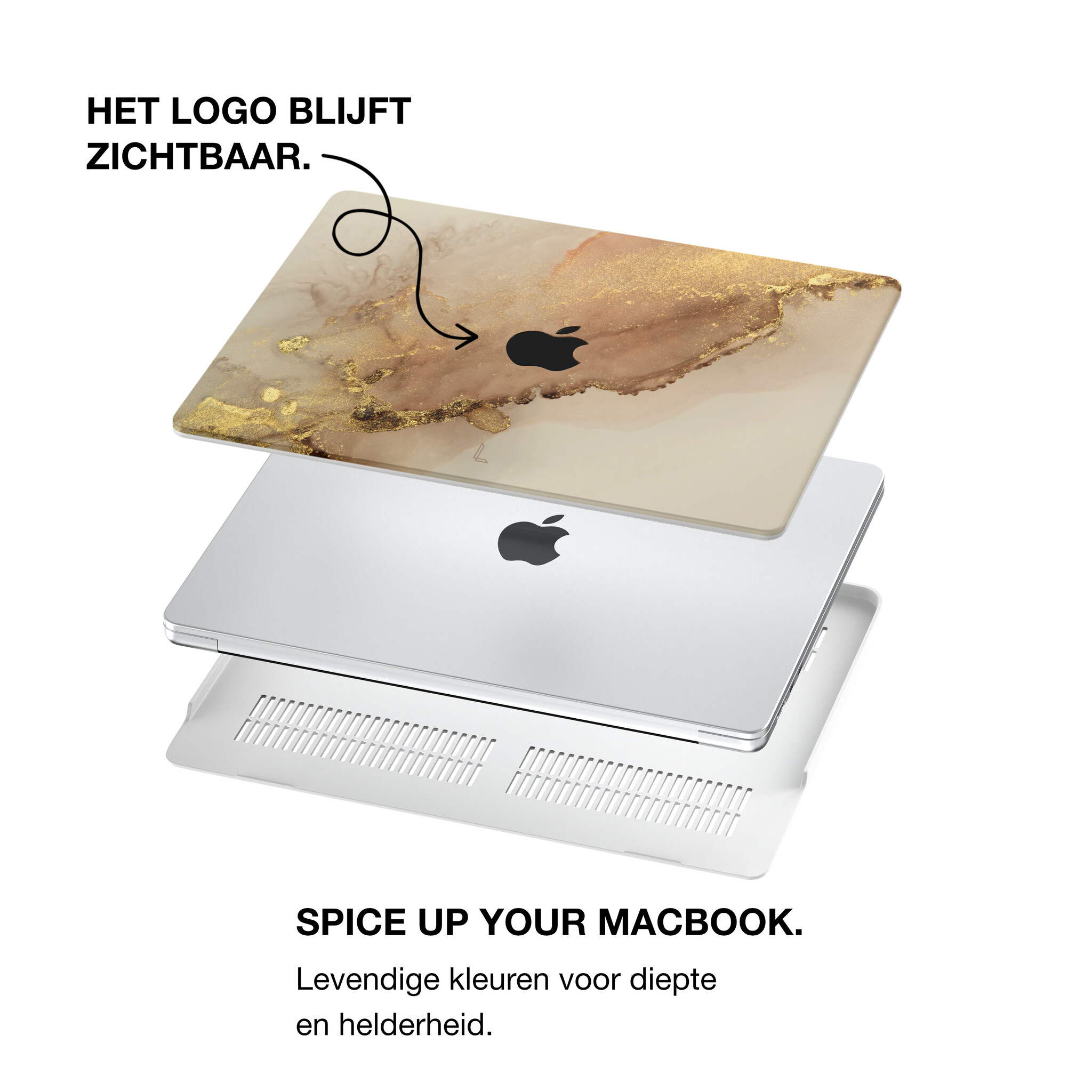 MacBook Neo cover hoes case - Sweet Caramel