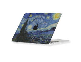 Lunso MacBook Neo cover hoes - case - Van Gogh Sterrennacht