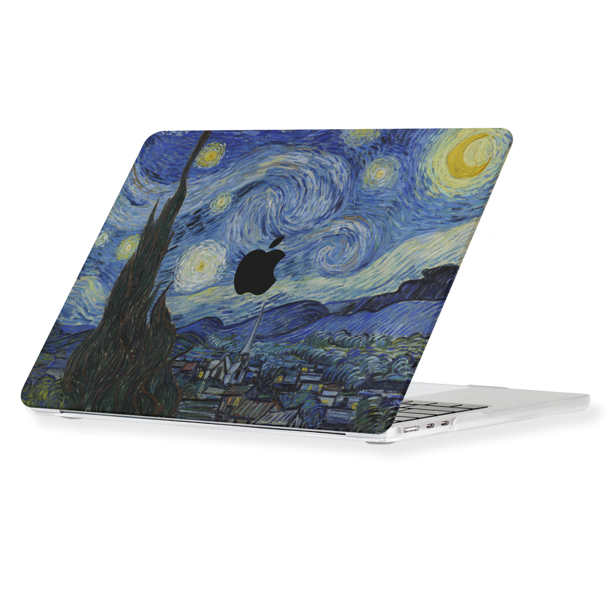 Lunso MacBook Neo cover hoes - case - Van Gogh Sterrennacht
