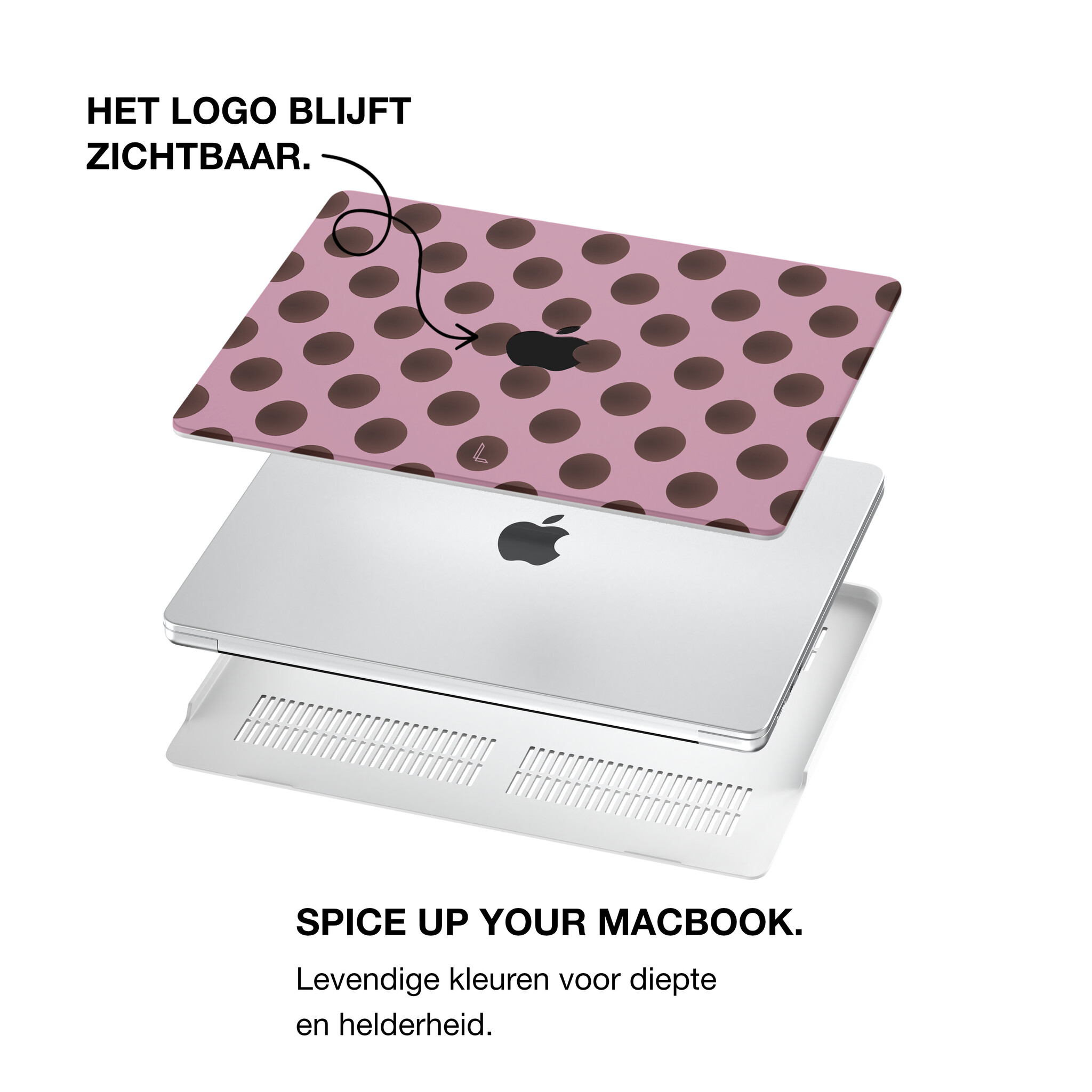 MacBook Air 13 inch (2022-2026) cover hoes case - Summer Blush