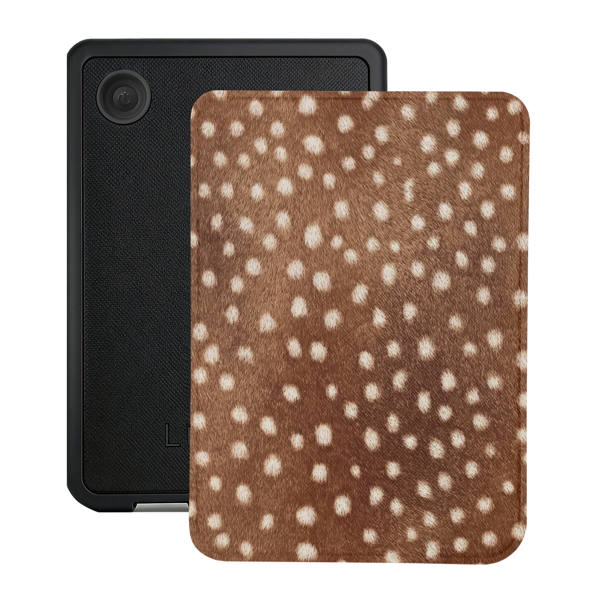 Lunso Kobo Clara BW / Clara Colour hoesje (6 inch) - Vegan Saffiano Leren Sleep Cover - Oh Deer!