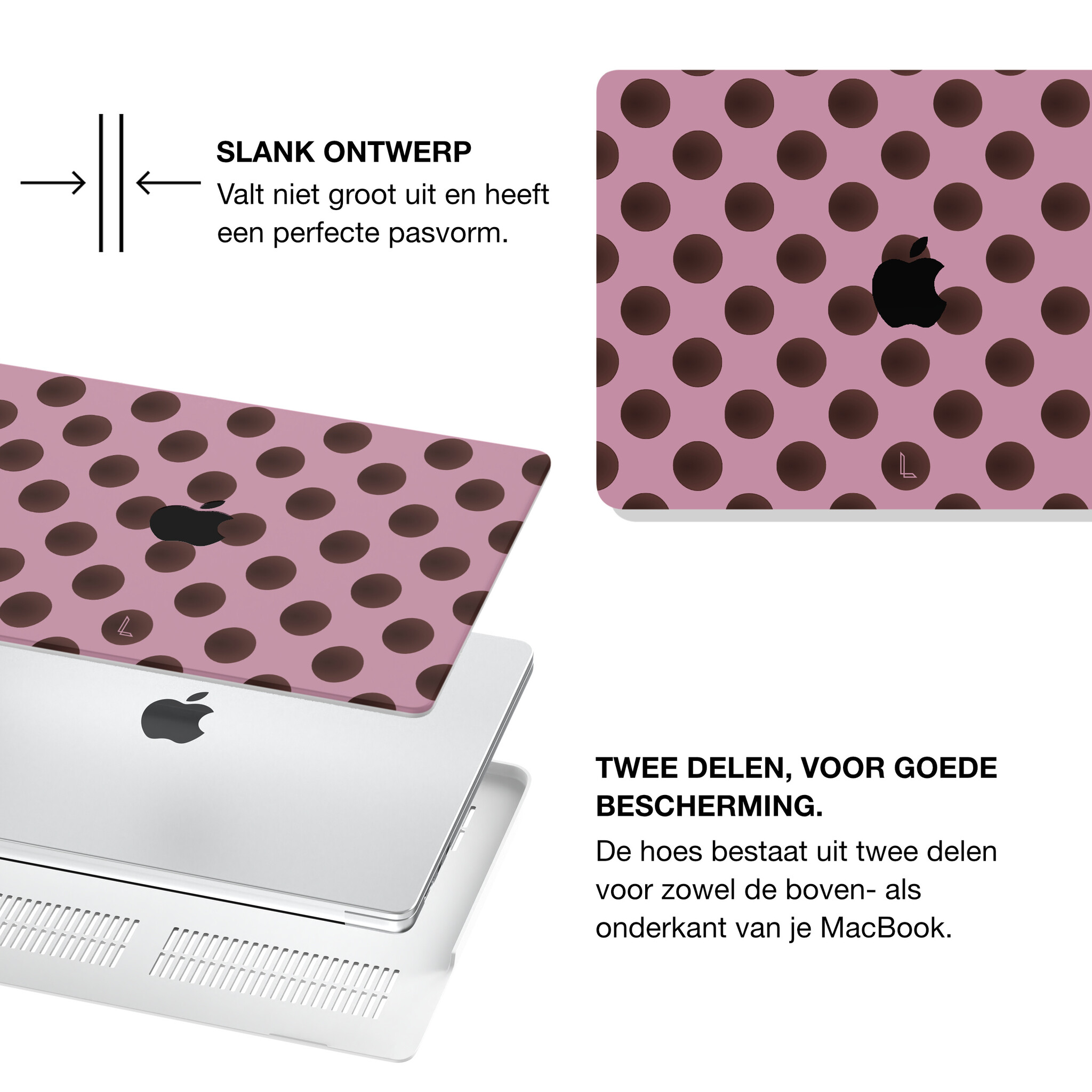 MacBook Air 15 inch (2023-2026) cover hoes case - Summer Blush