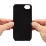 iPhone 17e / iPhone 16e hoesje Backcover met kaarthouder - Bruin