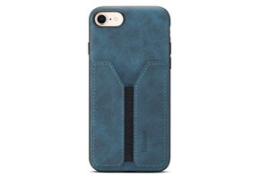 Denior iPhone 17e / iPhone 16e hoesje - Backcover met kaarthouder - Blauw