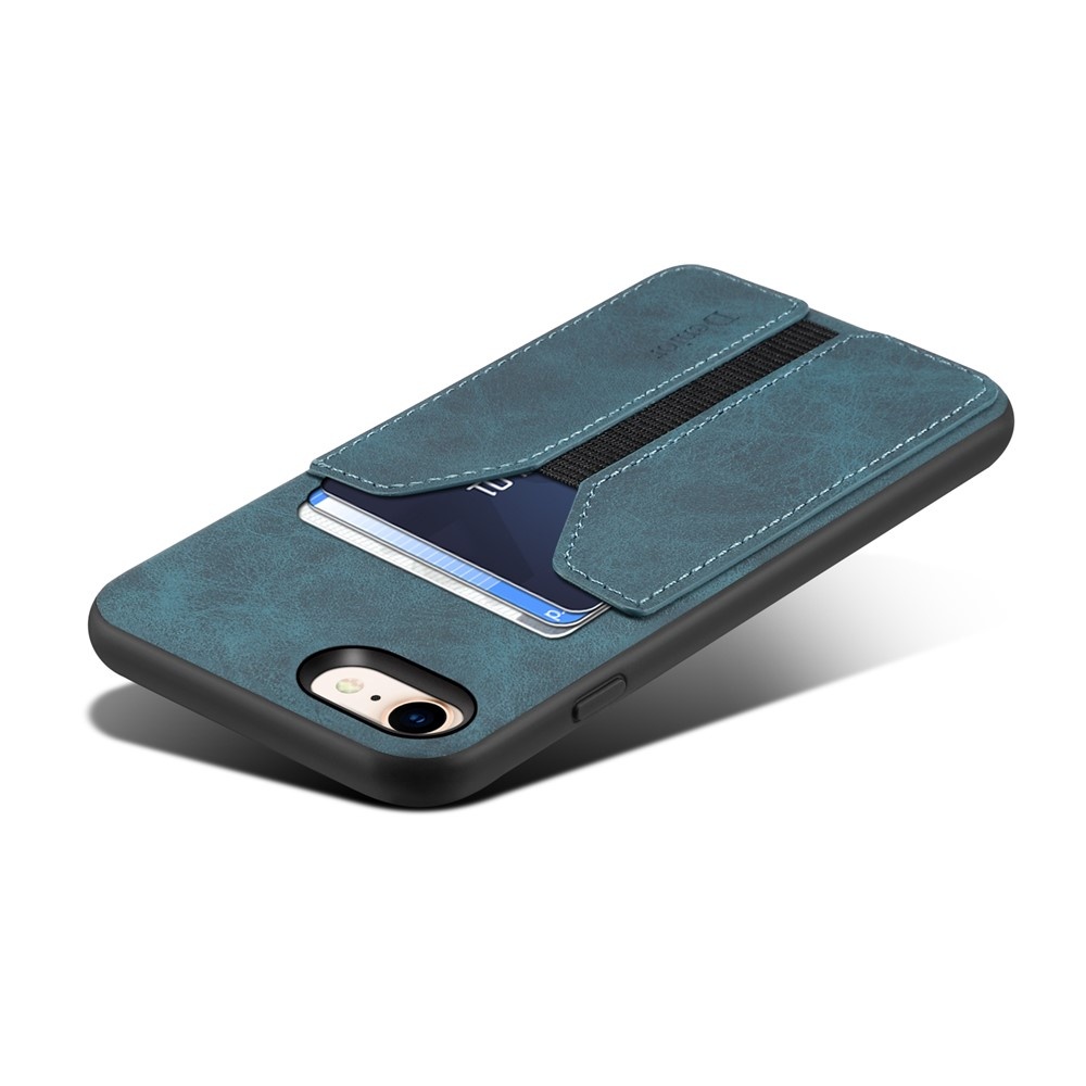 iPhone 17e / iPhone 16e hoesje Backcover met kaarthouder - Blauw