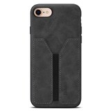 iPhone 17e / iPhone 16e hoesje Backcover met kaarthouder - Zwart