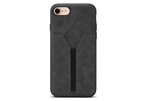 Denior iPhone 17e / iPhone 16e hoesje - Backcover met kaarthouder - Zwart