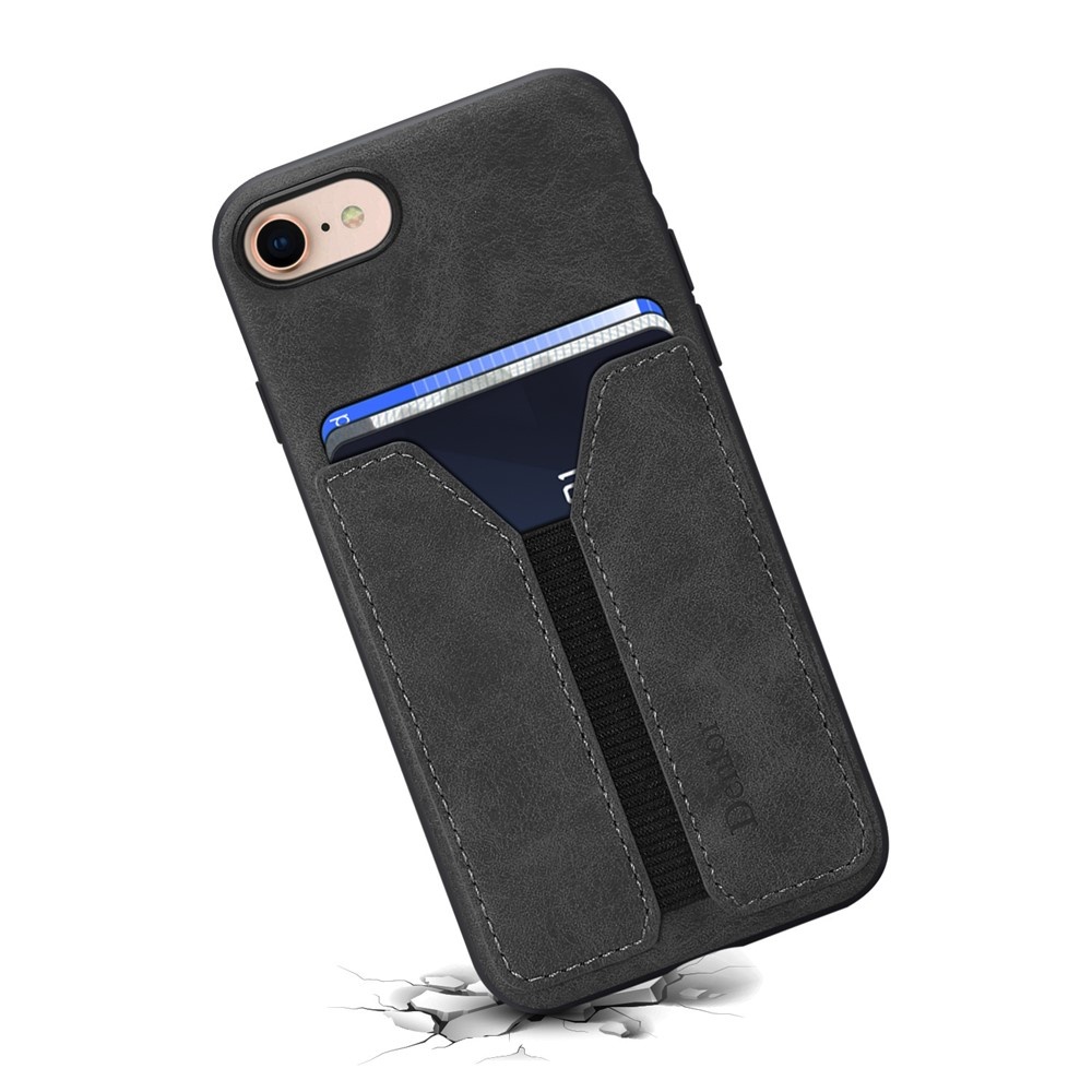 iPhone 17e / iPhone 16e hoesje Backcover met kaarthouder - Zwart