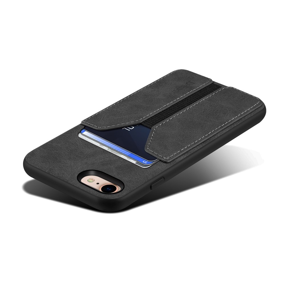 iPhone 17e / iPhone 16e hoesje Backcover met kaarthouder - Zwart