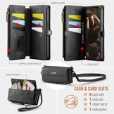 iPhone 17e / iPhone 16e hoesje portemonnee tasje - Zwart