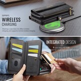 iPhone 17e / iPhone 16e hoesje portemonnee tasje - Zwart