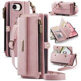 iPhone 17e / iPhone 16e hoesje portemonnee tasje - Lichtroze