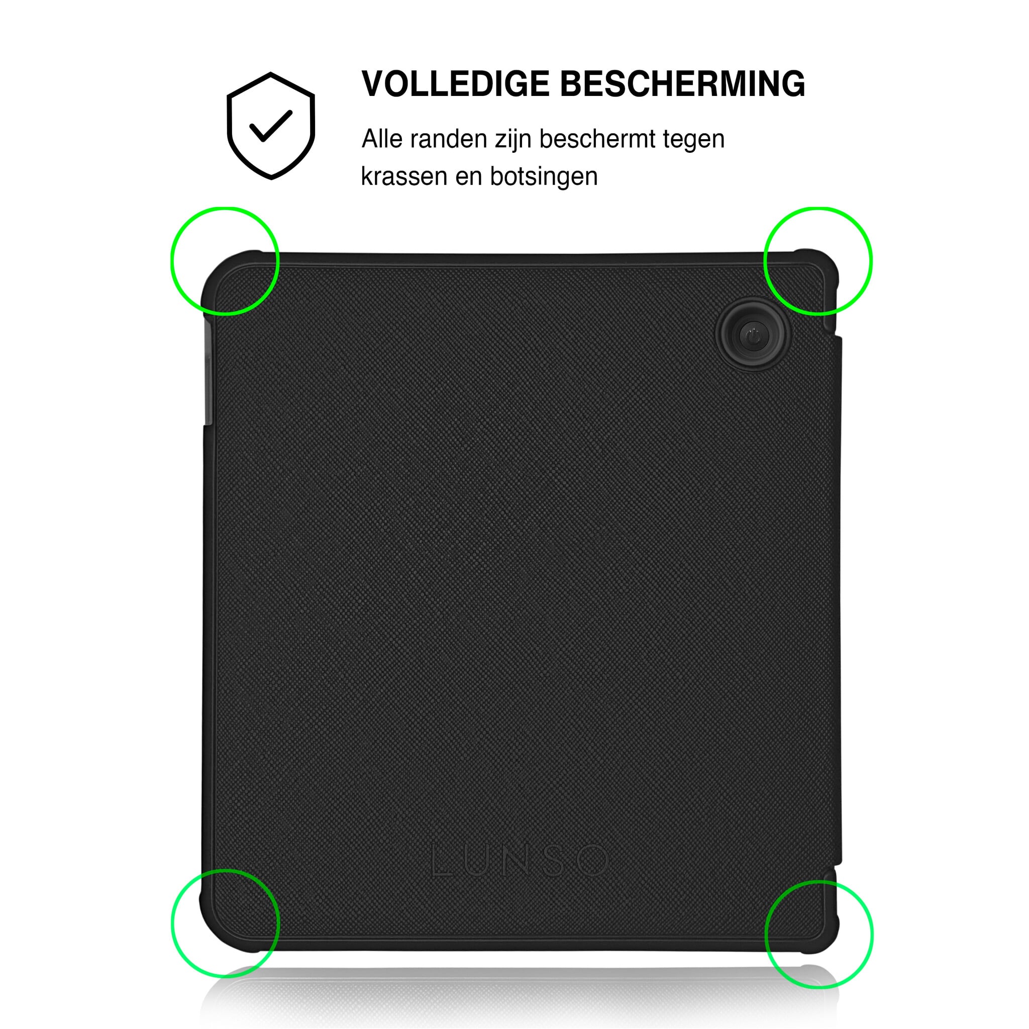 Kobo Libra Colour Hoesje - Vegan Saffiano Leren Sleep Cover - Met Handband en Auto Wake/Sleep - Oh Deer!