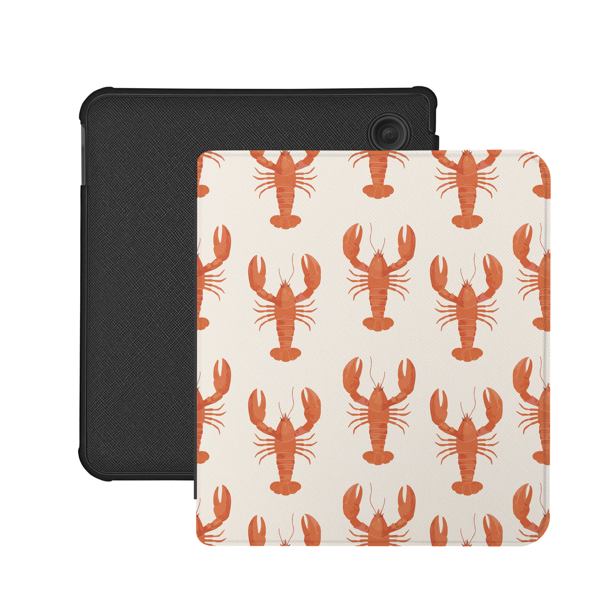 Lunso Kobo Libra Colour hoesje (7 inch) - Vegan Saffiano Leren Sleep Cover - Catch of the Day