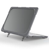 MacBook Neo Armor cover hoes met pootjes - Grijs