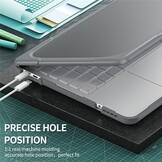 MacBook Neo Armor cover hoes met pootjes - Grijs