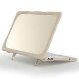 MacBook Neo Armor cover hoes met pootjes - Beige
