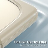 MacBook Neo Armor cover hoes met pootjes - Beige