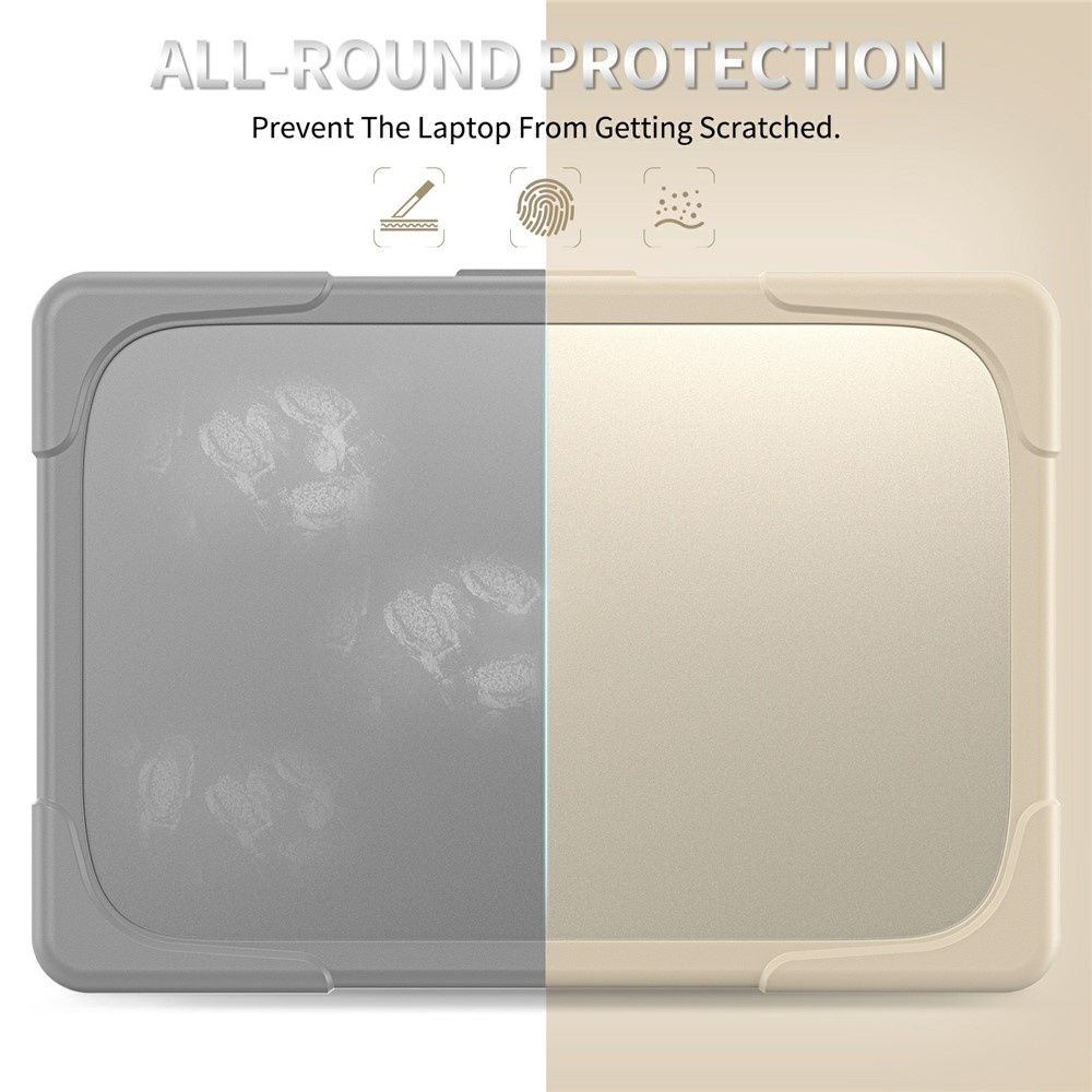 MacBook Neo Armor cover hoes met pootjes - Beige