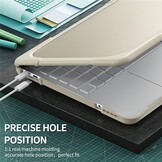 MacBook Neo Armor cover hoes met pootjes - Beige