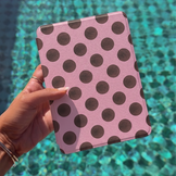 Kobo Libra Colour Hoesje - Vegan Saffiano Leren Sleep Cover - Met Handband en Auto Wake/Sleep - Summer Blush