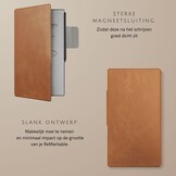 ReMarkable Paper Pro Move Slim magnetisch echt leren cover hoes – Cognac
