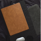 MacBook Pro 14 inch (2021-2026) Leren cover hoes - Cognac