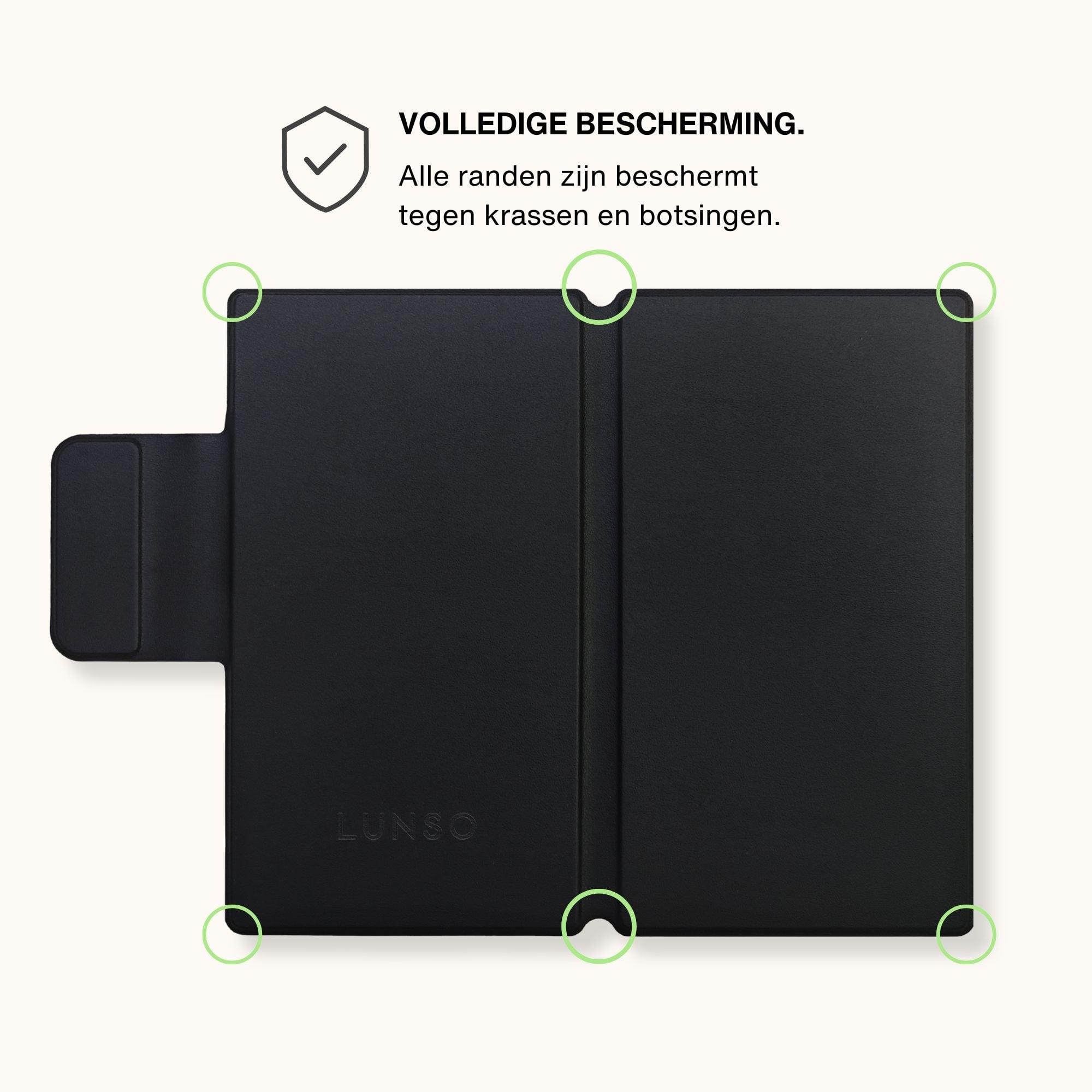 ReMarkable Paper Pro Move Slim magnetisch sleepcover PU leer hoes - Zwart