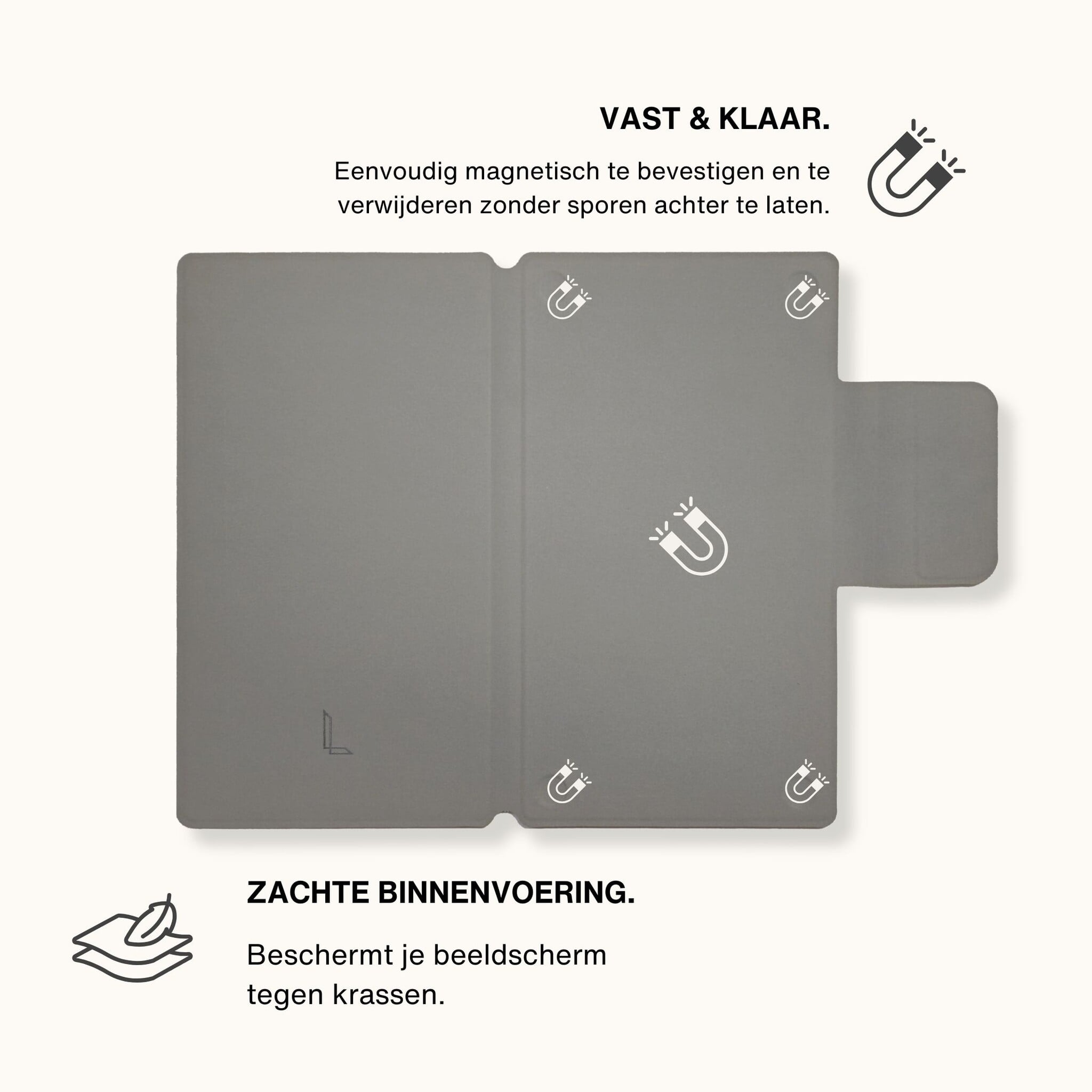 ReMarkable Paper Pro Move Slim magnetisch sleepcover PU leer hoes - Lavendel