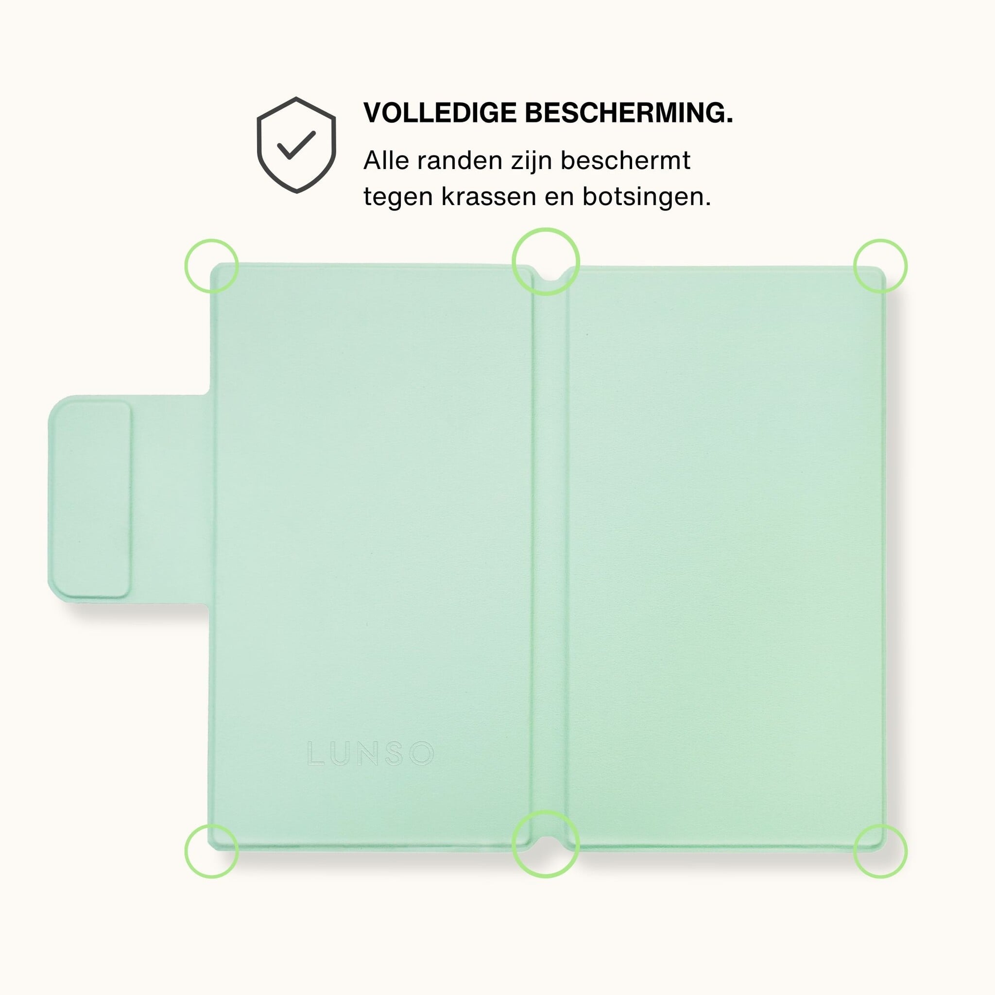 ReMarkable Paper Pro Move Slim magnetisch sleepcover PU leer hoes - Groen