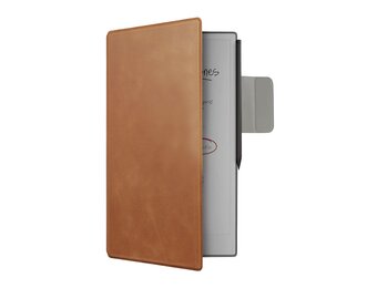 NorthLife ReMarkable Paper Pro Move Slim magnetisch cover leren hoes – Cognac