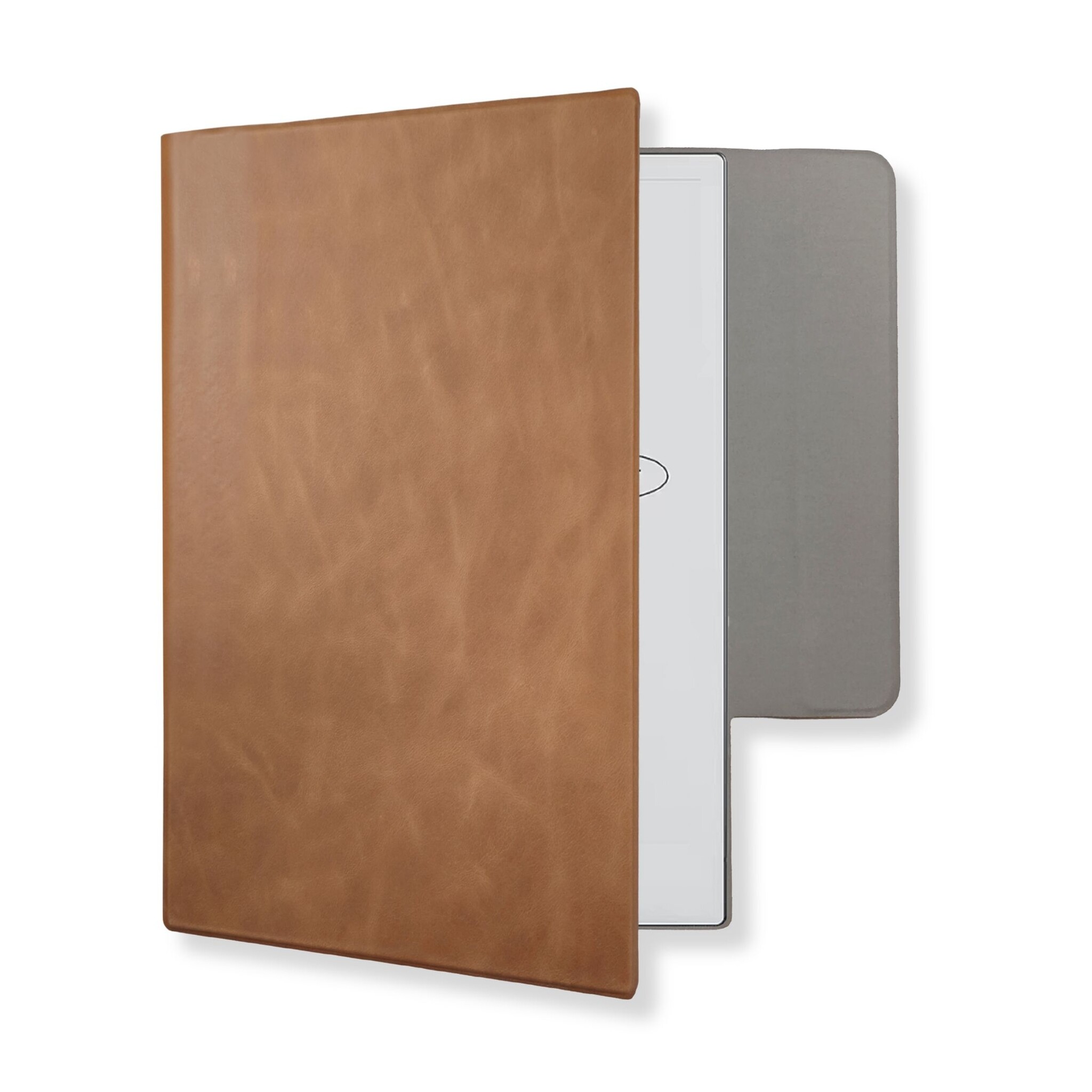 ReMarkable 2 Slim magnetisch echt leren cover hoes – Cognac