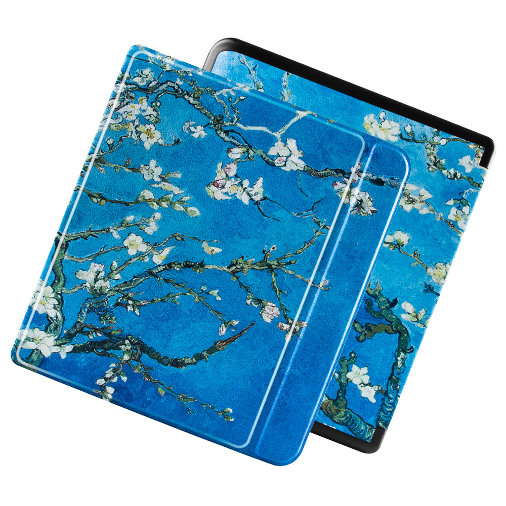 Kobo Libra H20 hoes (7 inch) Sleepcover - Van Gogh Amandelbloesem