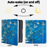 Kobo Libra H20 hoes (7 inch) Sleepcover - Van Gogh Amandelbloesem