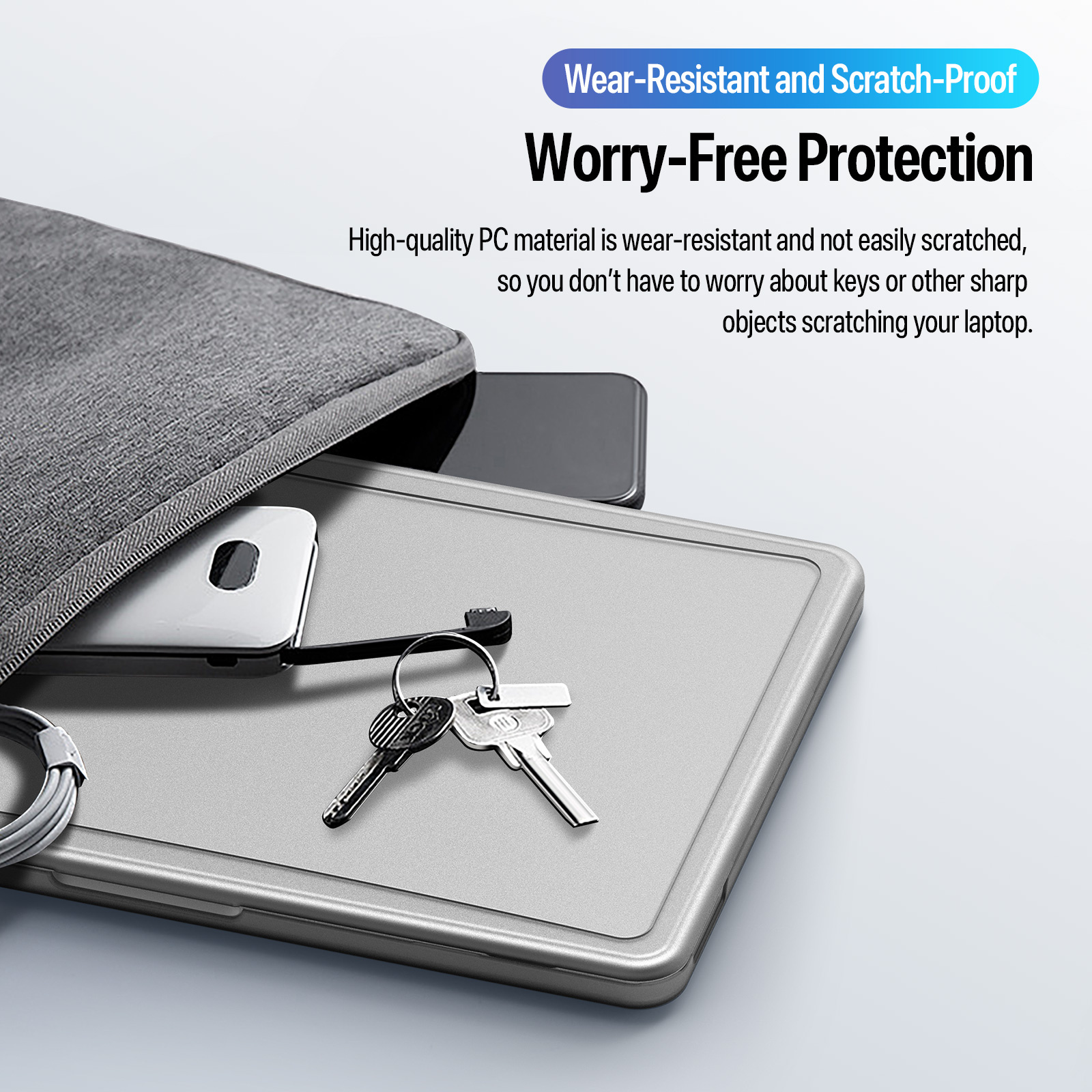 MacBook Neo Armor cover hoes - Grijs