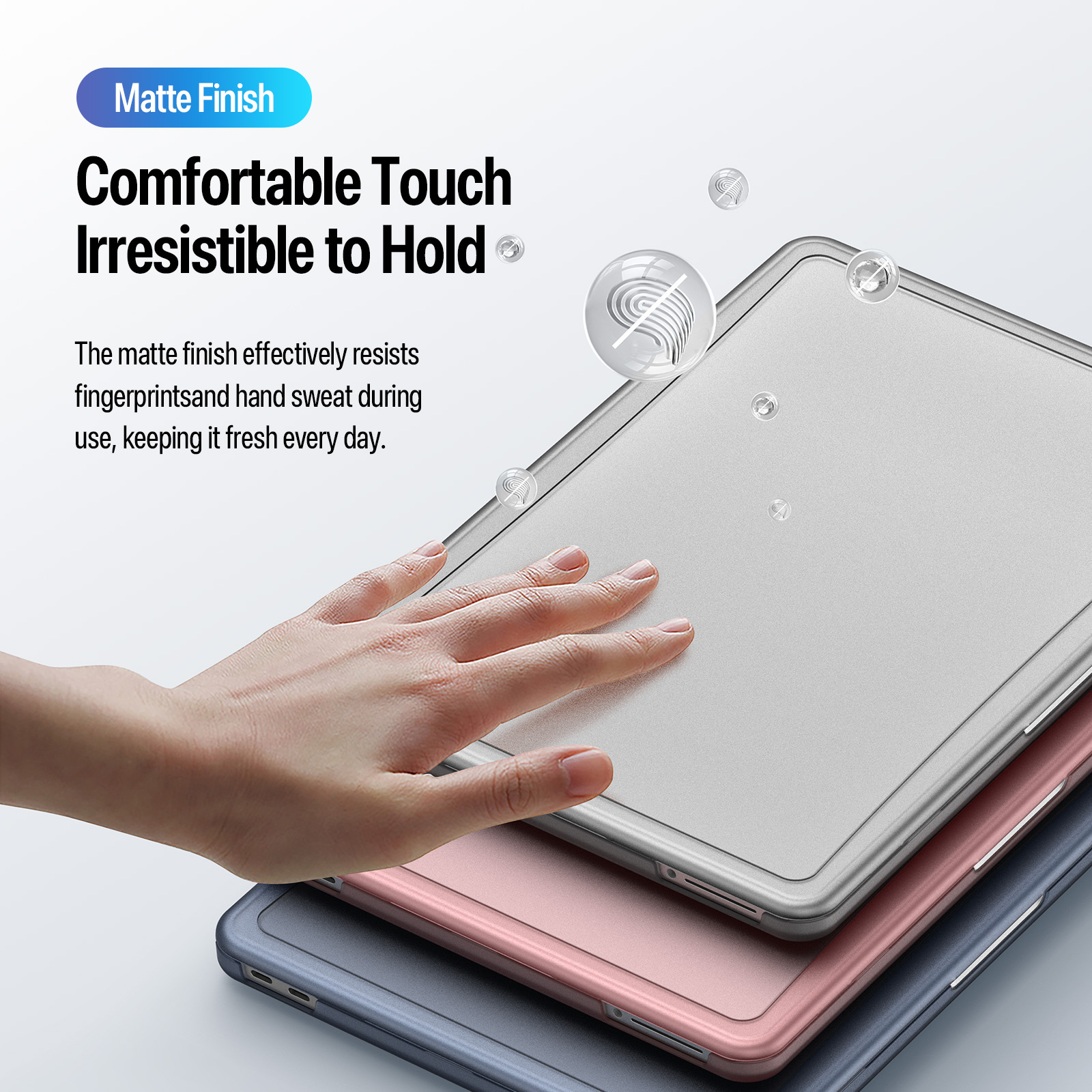 MacBook Neo Armor cover hoes - Lichtblauw