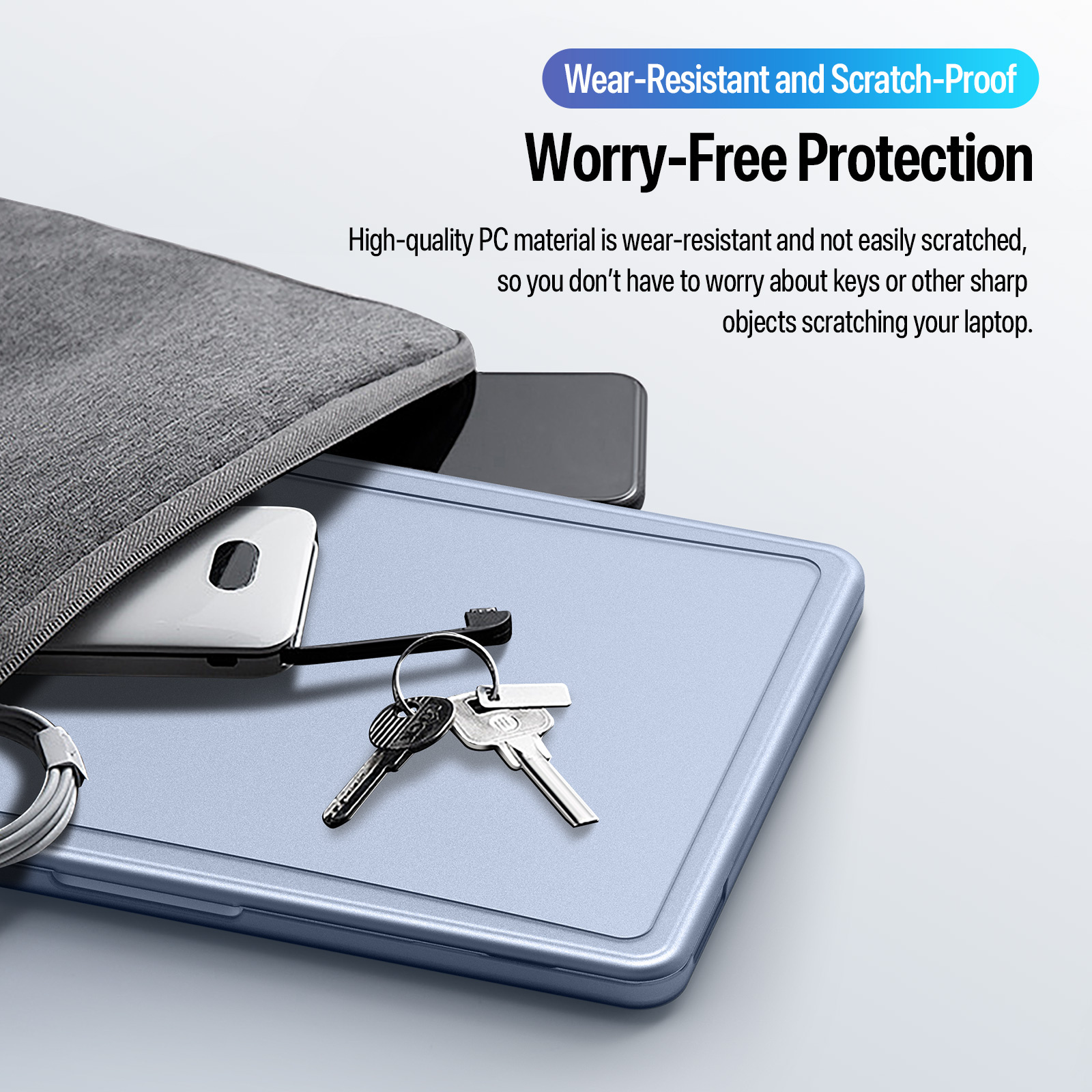 MacBook Neo Armor cover hoes - Lichtblauw