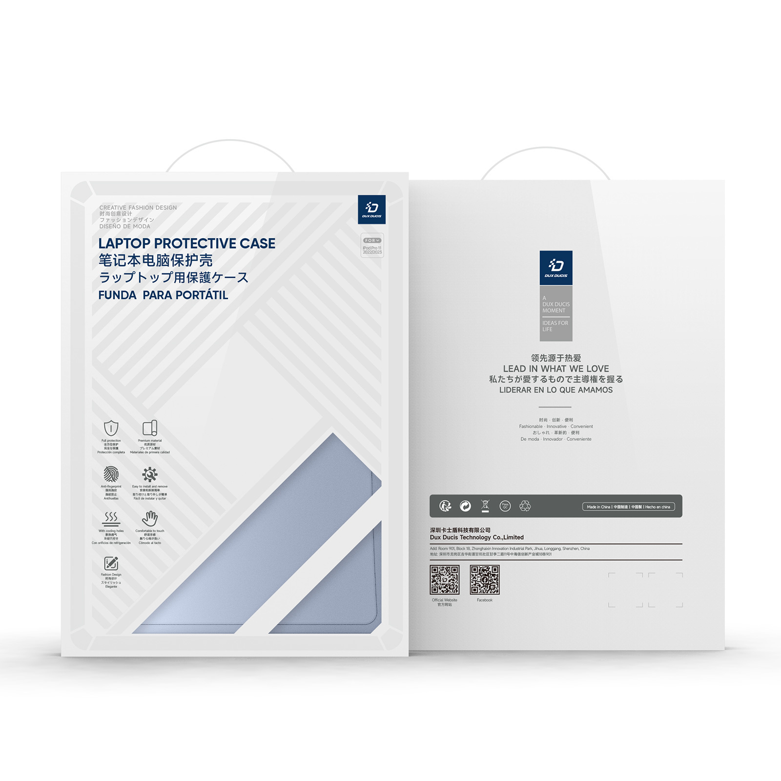 MacBook Neo Armor cover hoes - Lichtblauw