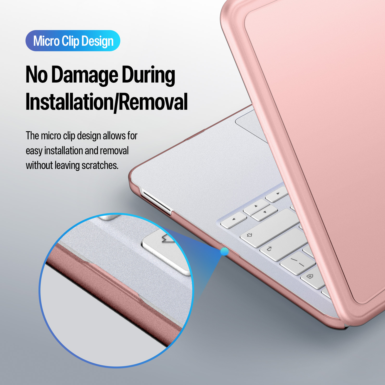 MacBook Neo Armor cover hoes - Roze