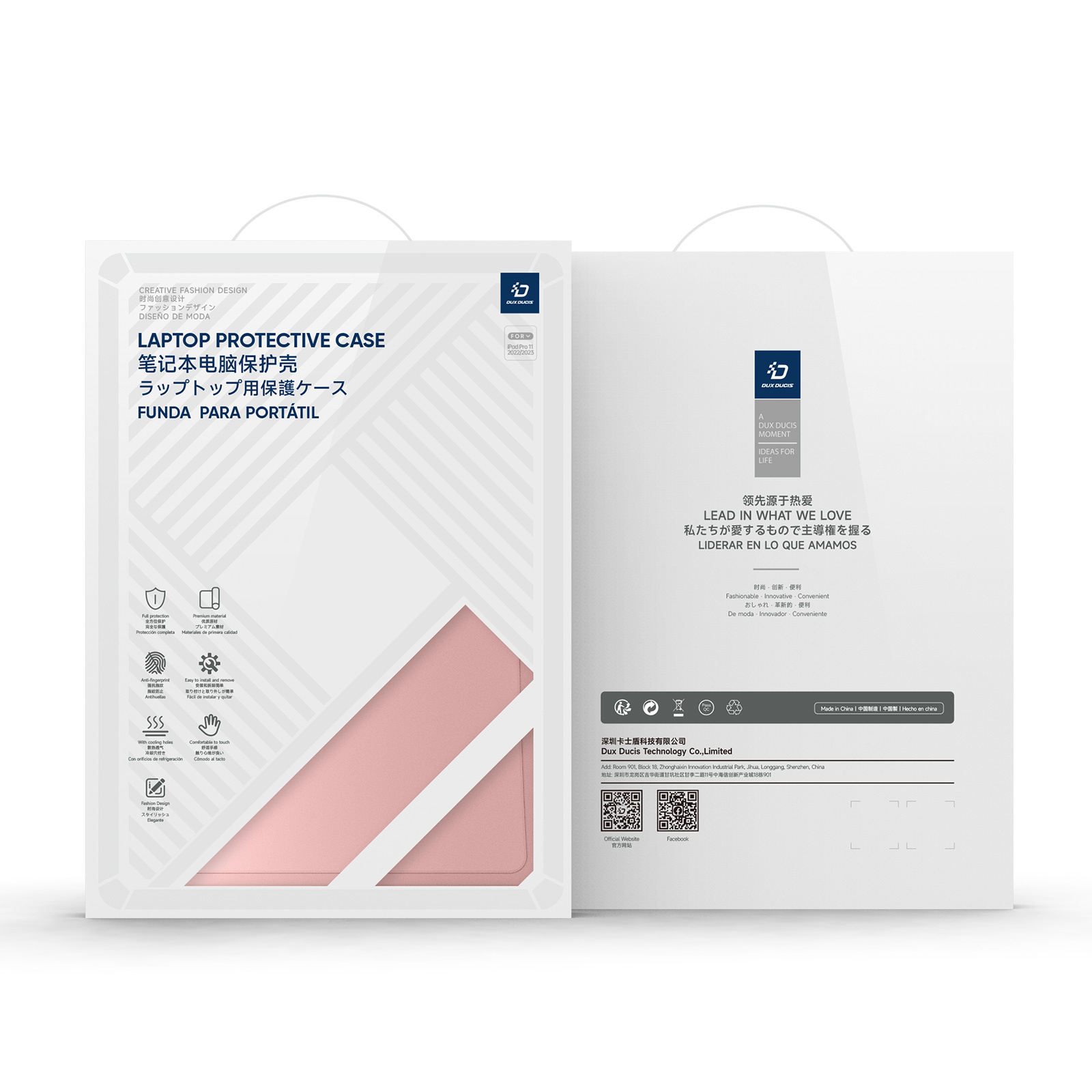 MacBook Neo Armor cover hoes - Roze