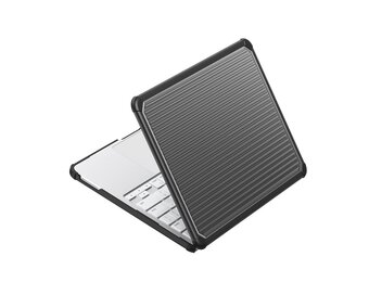 Dux Ducis MacBook Neo Armor Pattern cover hoes - case - Zwart