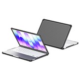 MacBook Neo Armor Pattern cover hoes - Zwart
