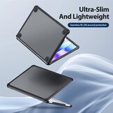MacBook Neo Armor Pattern cover hoes - Zwart