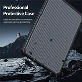 MacBook Neo Armor Pattern cover hoes - Zwart