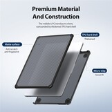 MacBook Neo Armor Pattern cover hoes - Zwart