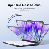 MacBook Neo Armor Pattern cover hoes - Zwart