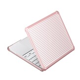 MacBook Neo Armor Pattern cover hoes - Roze