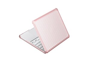 Dux Ducis MacBook Neo Armor Pattern cover hoes - case - Roze