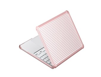 Dux Ducis MacBook Neo Armor Pattern cover hoes - case - Roze